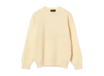 BEAMS Shetland Crew "Cream 412"