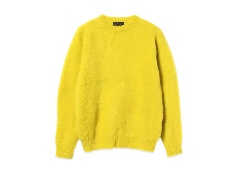 BEAMS Shetland Crew "Pistachio 417"