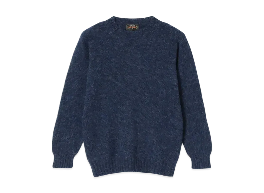 BEAMS Shetland Crew "Denim 258"