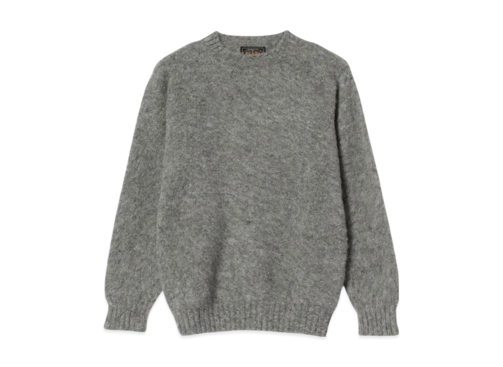 BEAMS Shetland Crew "Med Grey 030"