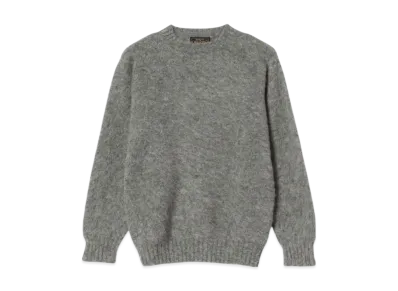 BEAMS Shetland Crew "Med Grey 030"
