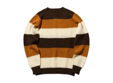 BEAMS Crew Stripe Shaggy "Brown"