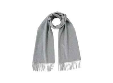 BEAMS Cashmere Scarf Solid "Gray"