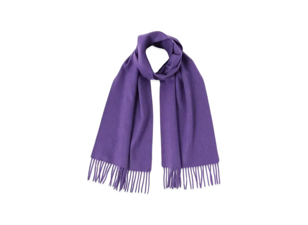 BEAMS Cashmere Scarf Solid "Purple"