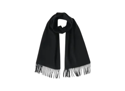 BEAMS Cashmere Scarf Solid "Black"