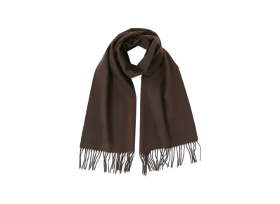 BEAMS Cashmere Scarf Solid "DarkBrown"
