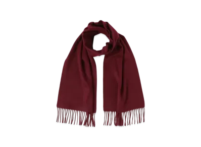 BEAMS Cashmere Scarf Solid "Burgundy"
