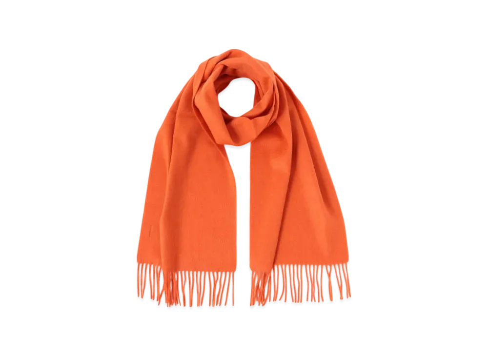 BEAMS Cashmere Scarf Solid "Orange"