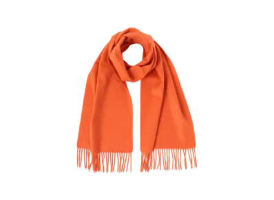 BEAMS Cashmere Scarf Solid "Orange"