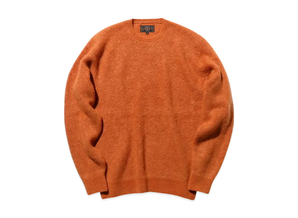 BEAMS Crew Garter Stitch 7G "Orange"
