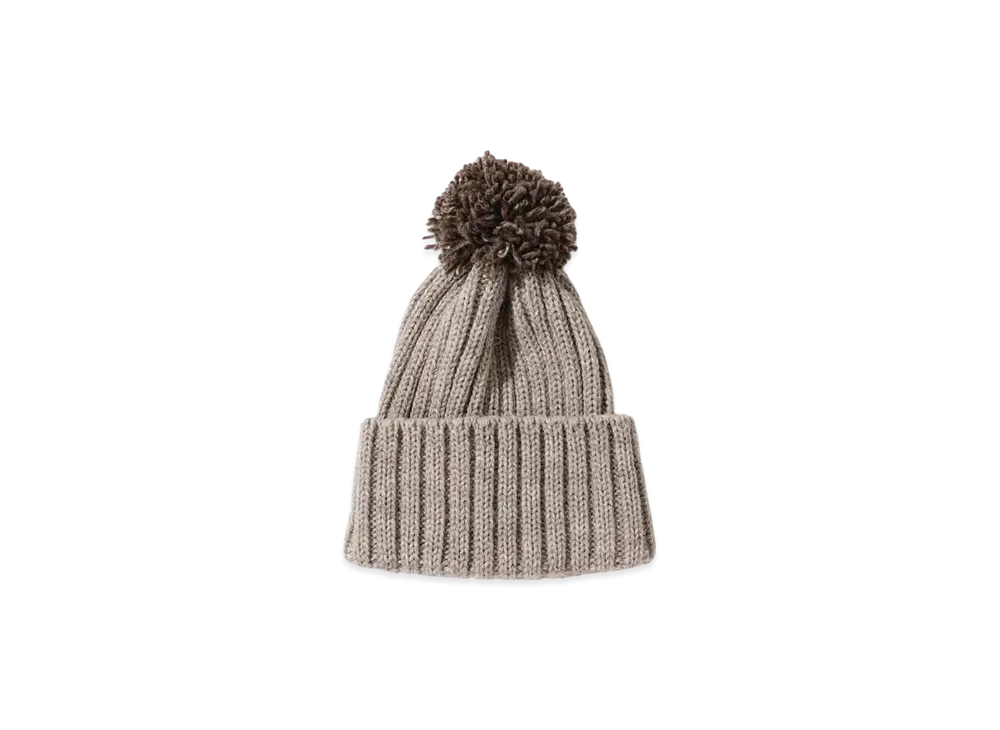 BEAMS Bon Bon Style Watch Cap "Khaki"