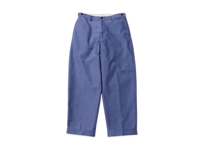 BEAMS IVY Trousers Wide Heavy Moleskin "Purple"