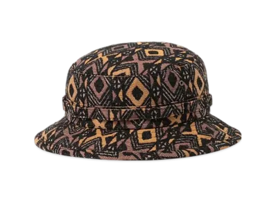 BEAMS Jungle Hat Batik Stripe Jacquard "African Batik"