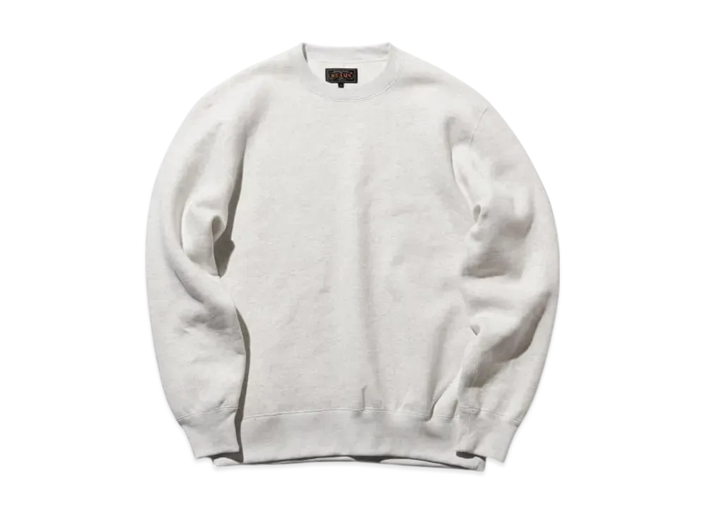 BEAMS Sweat Crew Raised Back "Ash"