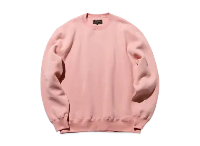 BEAMS Sweat Crew Raised Back "Pink"