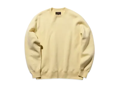 BEAMS Sweat Crew Raised Back "Cream"