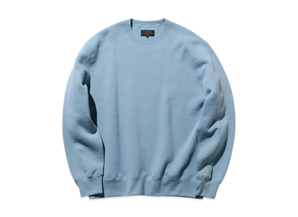 BEAMS Sweat Crew Raised Back "Sax"