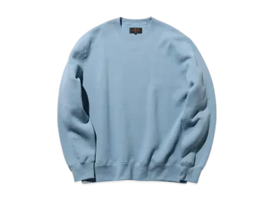 BEAMS Sweat Crew Raised Back "Sax"