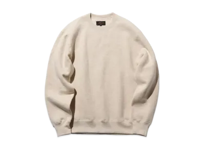 BEAMS Sweat Crew Raised Back "Oatmeal"