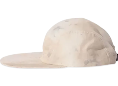 BEAMS 5 Panel Long Bill Hard Twisted Oxford Print "Cement"