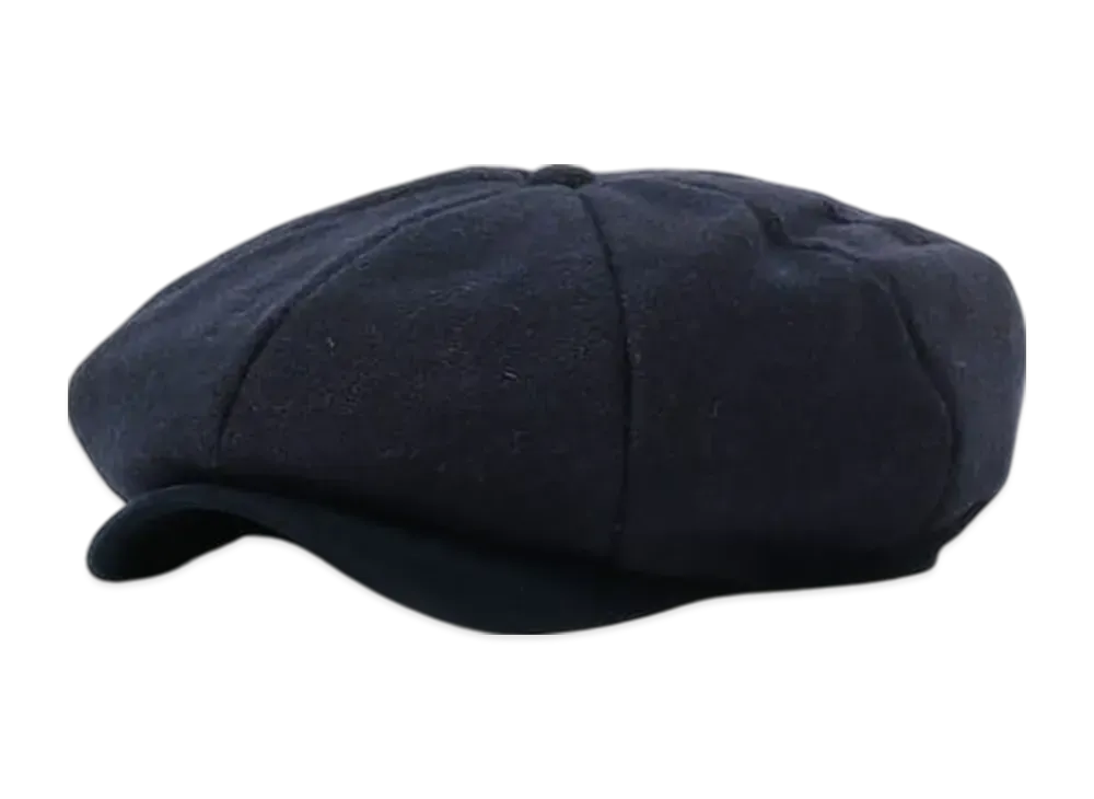 BEAMS Casket Wool Herringbone "Navy"