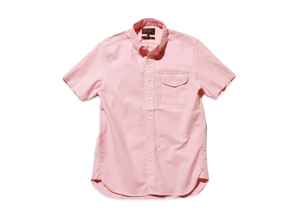 BEAMS B.D. Short Sleeve Oxford "Pink"