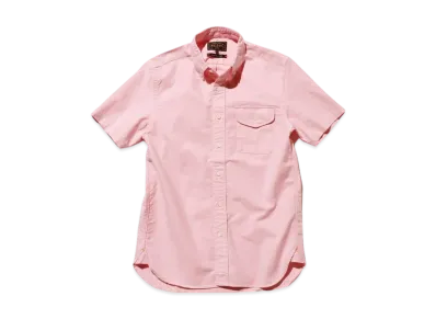 BEAMS B.D. Short Sleeve Oxford "Pink"