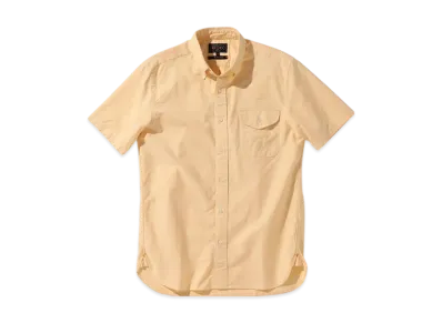 BEAMS B.D. Short Sleeve Oxford "Yellow"