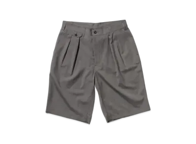 BEAMS 2 Pleats Shorts Wool Tropical "Gray"