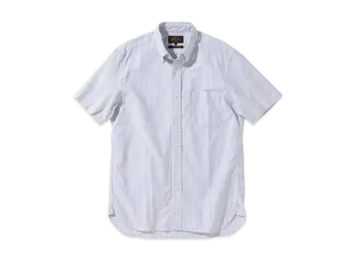 BEAMS B.D. Short Sleeve Candy Stripe "Blue"