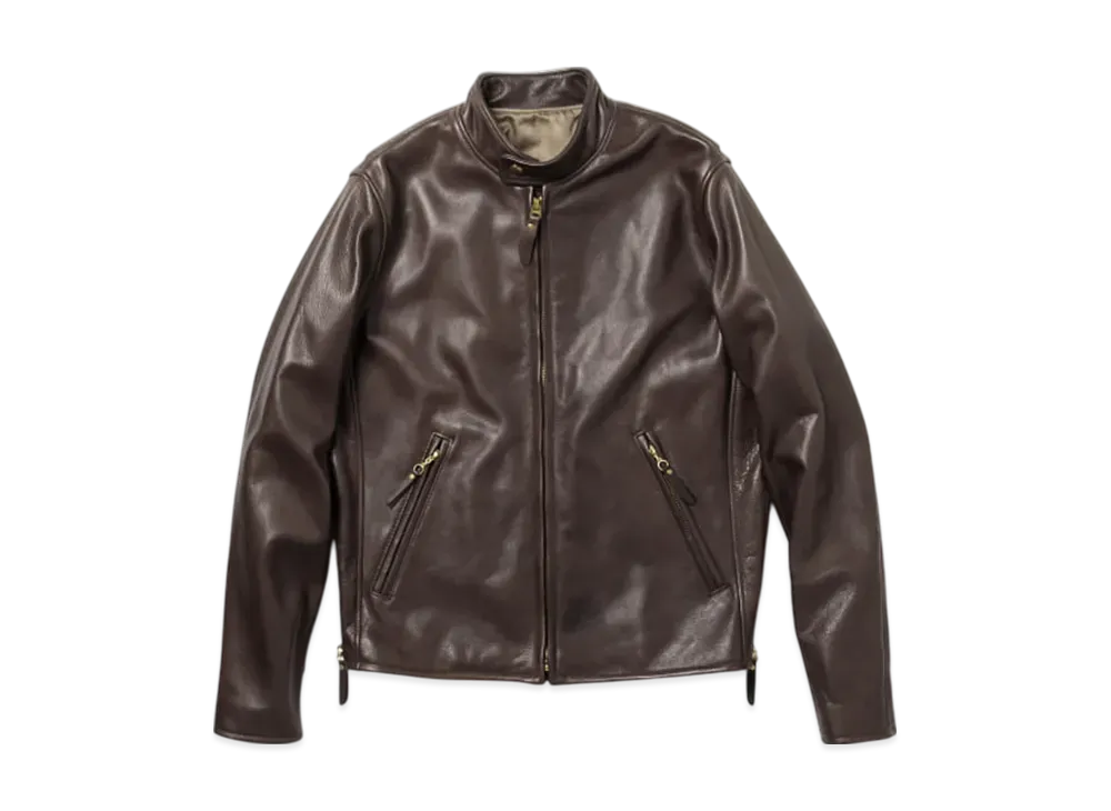 BEAMS Rider's Jacket Leather "Brown"