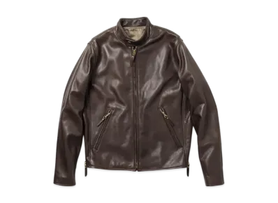 BEAMS Rider's Jacket Leather "Brown"