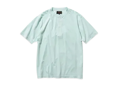 BEAMS Henley Neck Tee 30 "Sax"