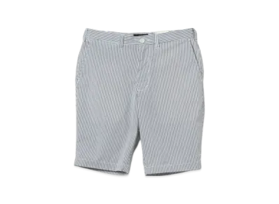 BEAMS IVY Shorts Coolmax Seersucker "Blue/White"