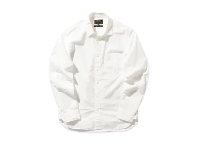 BEAMS Round Collar Peruvian Pima "White"