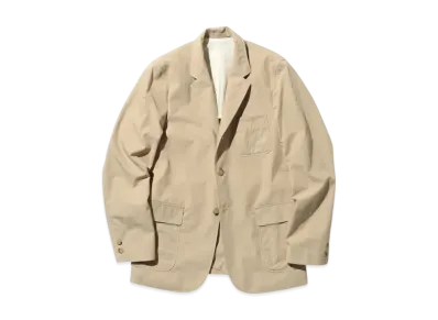 BEAMS 3B Travel Jacket Comfort Cloth "Beige"