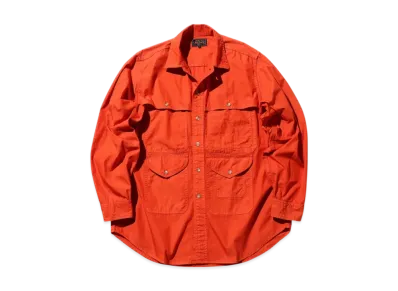 BEAMS Adventure Shirt Nylon/Cotton Ripstop "Orange"