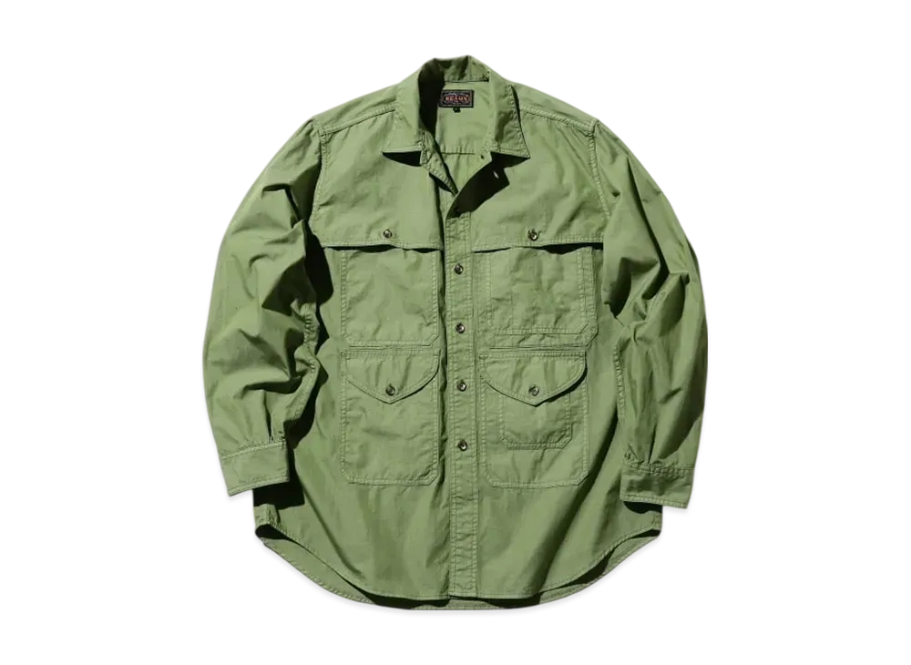 BEAMS Adventure Shirt Nylon/Cotton Ripstop "Sage"