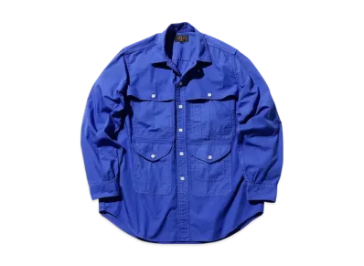 BEAMS Adventure Shirt Nylon/Cotton Ripstop "Blue"