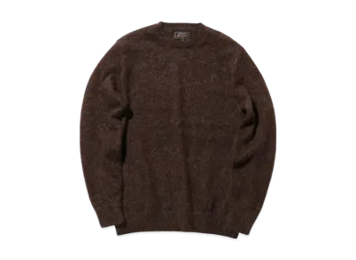 BEAMS Crew Stretch Mohair "DarkBrown"