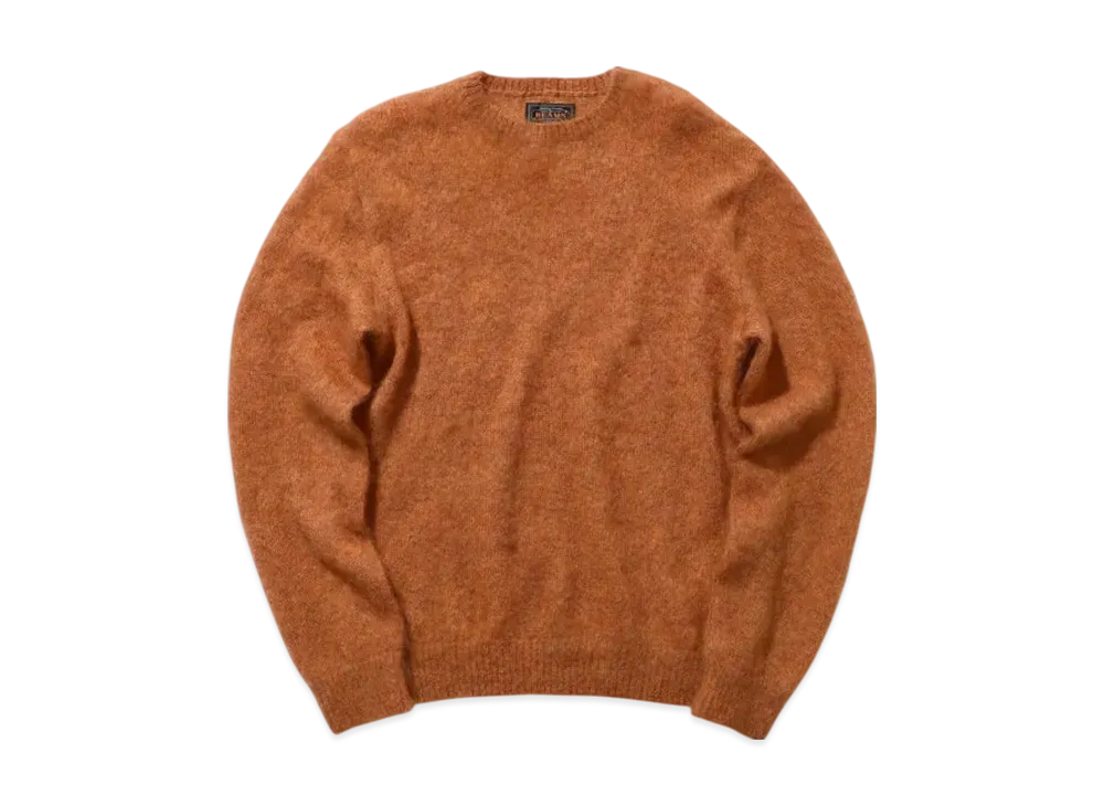 BEAMS Crew Stretch Mohair "Orange"