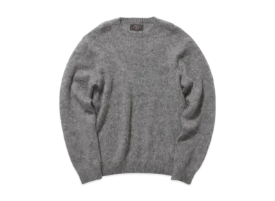 BEAMS Crew Stretch Mohair "Gray"