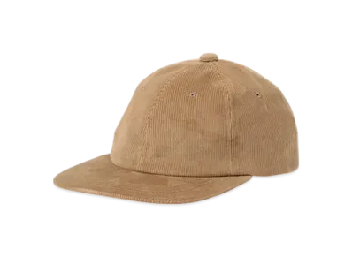 BEAMS 6 Panel Regimental Strap Corduroy "Beige"