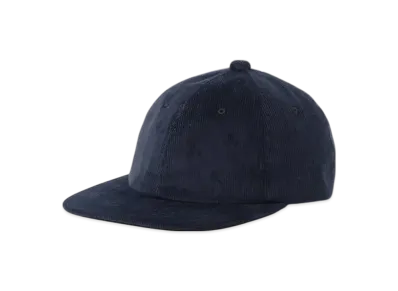 BEAMS 6 Panel Regimental Strap Corduroy "Navy"