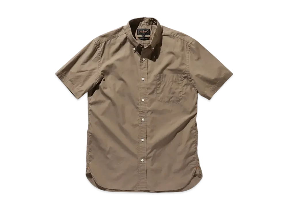 BEAMS B.D. Short Sleeve Color Broad "Beige"