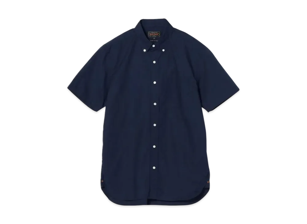 BEAMS B.D. Short Sleeve Color Broad "Navy"