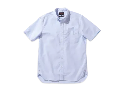 BEAMS B.D. Short Sleeve Oxford Coolmax "Blue"