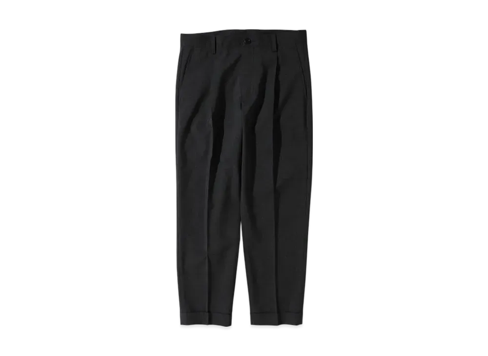 BEAMS 1 Pleat Combat Wool Tropical "MidGray"