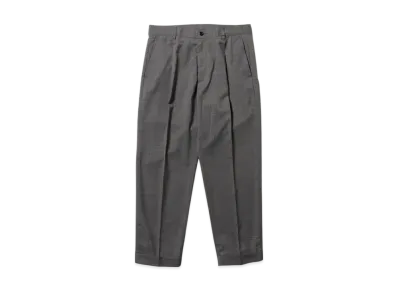 BEAMS 1 Pleat Combat Wool Tropical "Gray"