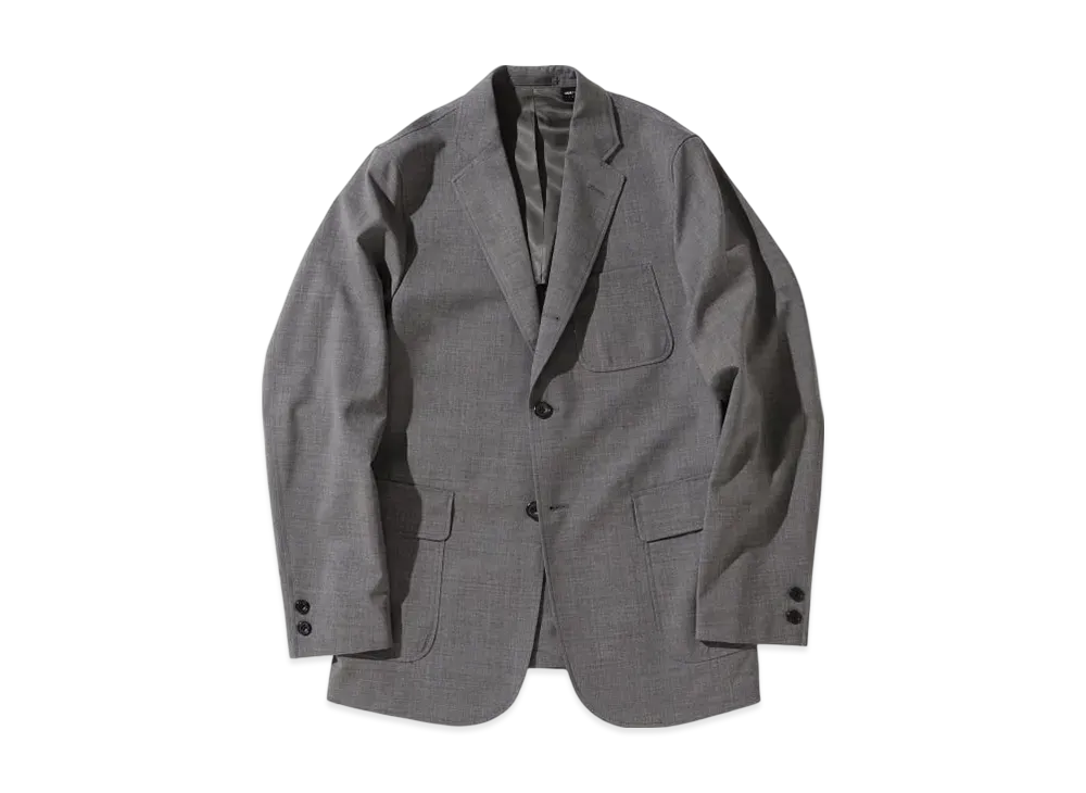 BEAMS 3B Jacket Combat Wool "Gray"
